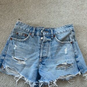 Zara denim shorts